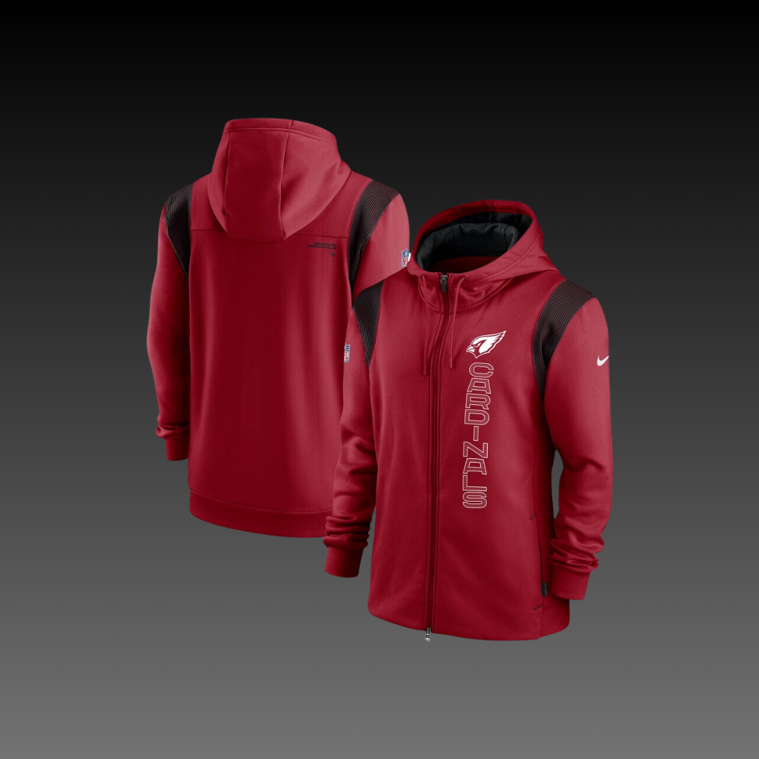 Arizona Cardinals Performance Full-Zip Hoodie