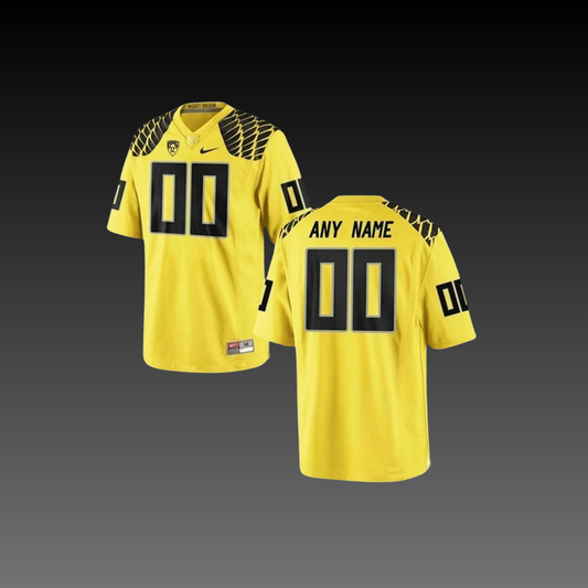 Oregon Custom College Jersey Yellow