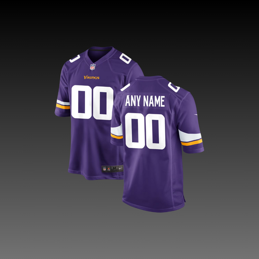 Minnesota Vikings Custom Jersey Purple